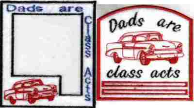 Fathers Day Gifts Embroidery Machine Design