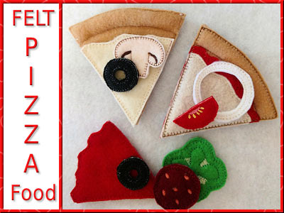 Felt Foodies Pizza