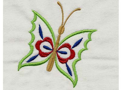 Fluttery Butterflies 1 Embroidery Machine Design