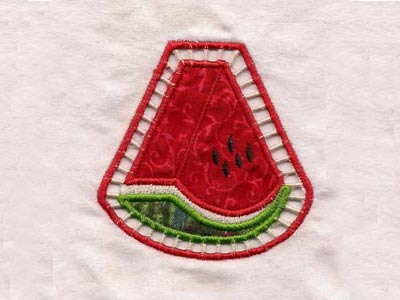 Fruit Applique Cutouts Embroidery Machine Design