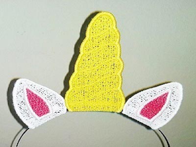 FSL Animal Ear Headbands Embroidery Machine Design