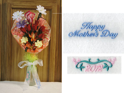 FSL Bouquet Embroidery Machine Design