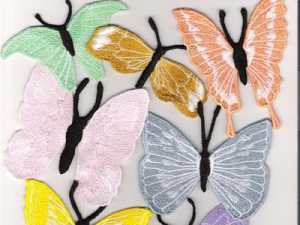 FSL Butterflies Embroidery Machine Design