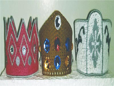 FSL Crowns Embroidery Machine Design