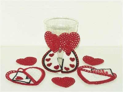 FSL Heart Mixers Embroidery Machine Design