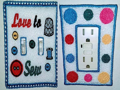 FSL Switchplate Covers Embroidery Machine Design