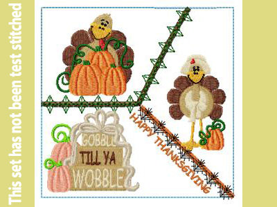 Gobbler Embroidery Machine Design