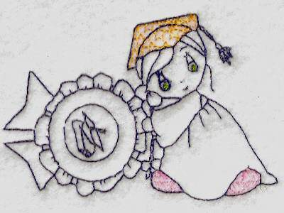 Grad Girls Embroidery Machine Design