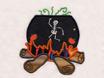 Halloween Fun Applique Embroidery Machine Design