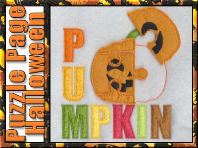 Halloween Puzzle Page