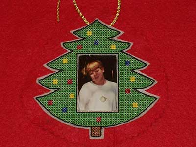 Holiday Picture Holder Ornament