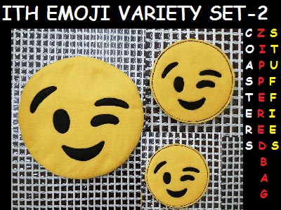 In The Hoop EMOJI 2 Embroidery Machine Design