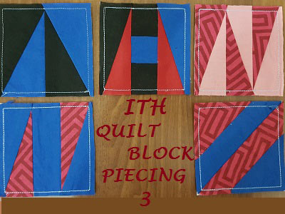 In The Hoop Quilt Block Piecing 3 Embroidery Machine Design