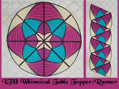 In The Hoop Whimsical Table Runner or Topper