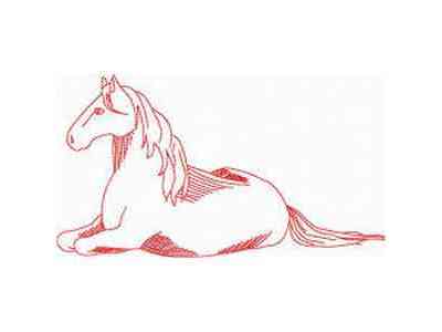 JN Horses Embroidery Machine Design