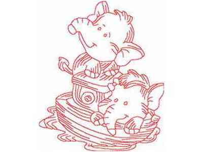 JN Noahs Ark Embroidery Machine Design