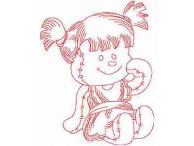 JN Rag Dolls 4 Embroidery Machine Design