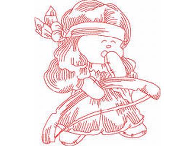 JN Rag Doll Indians Embroidery Machine Design