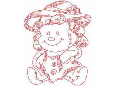 JN Rag Dolls 2 Embroidery Machine Design