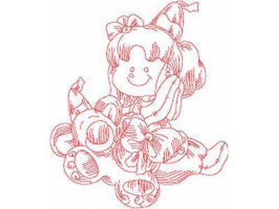 JN Rag Dolls Birthday Embroidery Machine Design