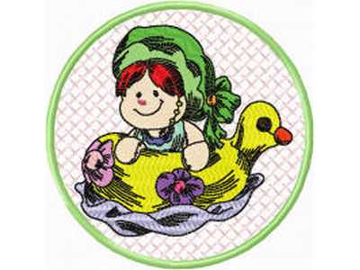 JN Rag Dolls Coasters Embroidery Machine Design