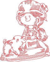 JN Rag Dolls Farm Embroidery Machine Design