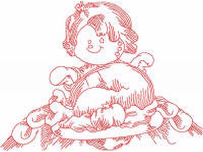 JN Rag Dolls Thanksgiving Embroidery Machine Design