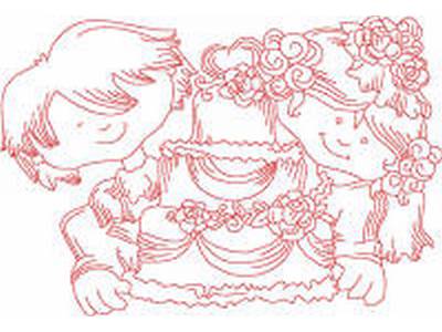 JN Wedding RW Embroidery Machine Design