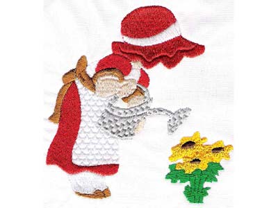 Kid Bonnets 1 Embroidery Machine Design