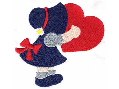 Kid Bonnets 2 Embroidery Machine Design