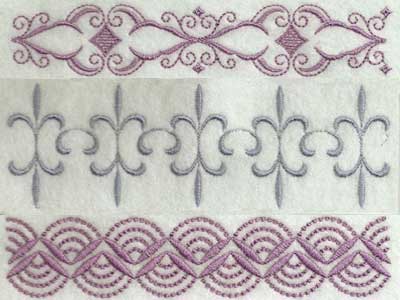 Linen Bleu 1 Embroidery Machine Design