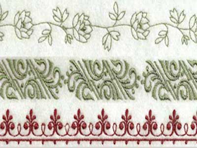 Linen Bleu 2 Embroidery Machine Design