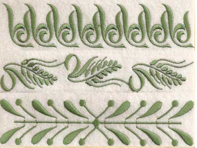 Linen Bleu 3 Embroidery Machine Design