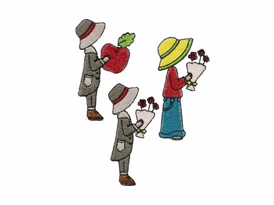 Mix and Match Sunbonnet Boys