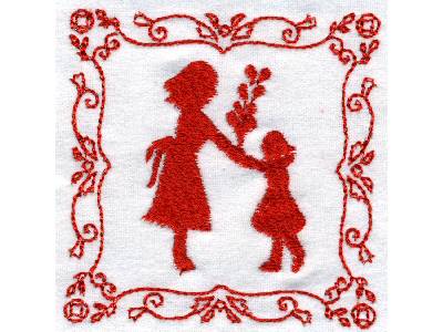Mothers Day Quilt Blocks Embroidery Machine Design