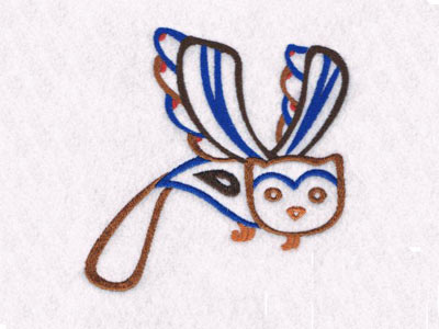 Native Owls Embroidery Machine Design