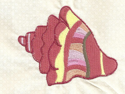 New Shells Embroidery Machine Design