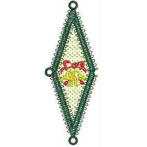 Embroidery Crafts, Embroidery Badges, Christmas Hanging, Handmade