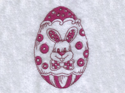 Partially Filled Easter Fun Embroidery Machine Design