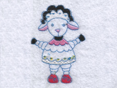 Partially Filled Farm Friends Embroidery Machine Design