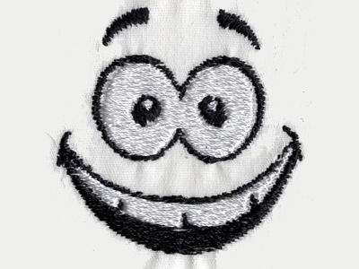 Pocket Happy Faces Embroidery Machine Design