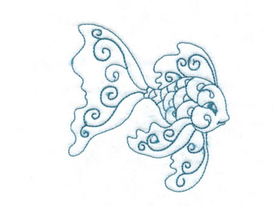 Quiet Ocean Embroidery Machine Design