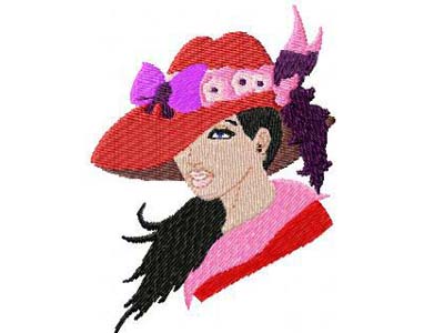 Red Hats 2 Embroidery Machine Design