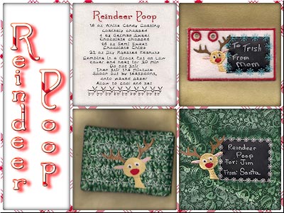 Reindeer Poop Embroidery Machine Design