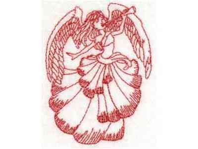 RW Angels Embroidery Machine Design