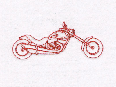 RW Bikes Embroidery Machine Design