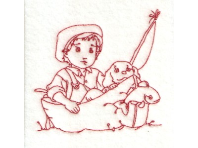 RW Jason Fishing Embroidery Machine Design