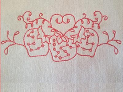 RW Strawberries Embroidery Machine Design