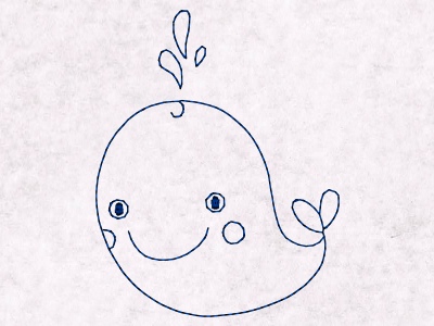 Sea Friends Lineart Embroidery Machine Design