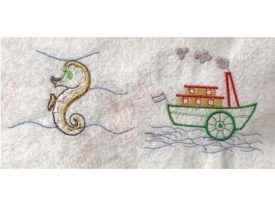 Seaside Fun Embroidery Machine Design